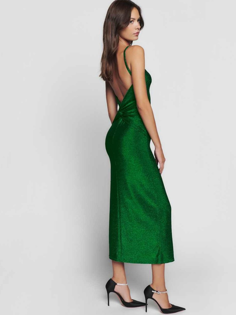 Reformation Emerald Midi Dress - Picture 2 of 7